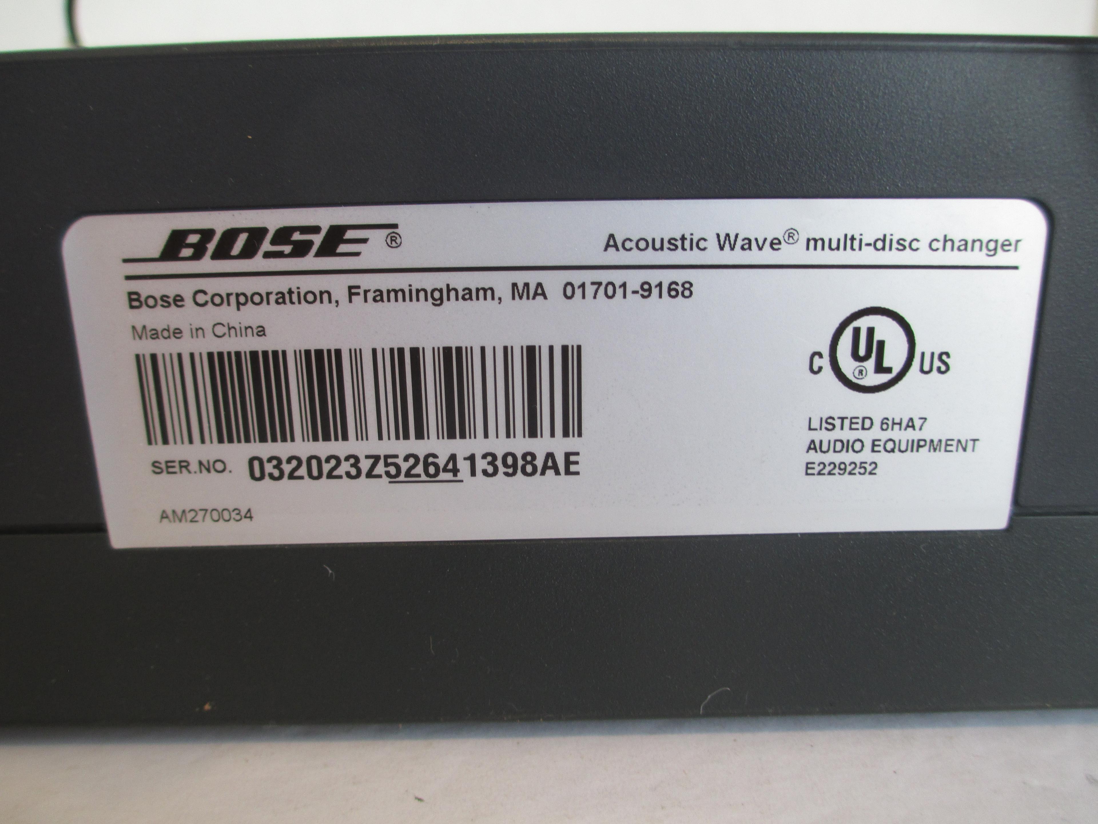 BOSE Acoustic Wave Multi-Disk Changer