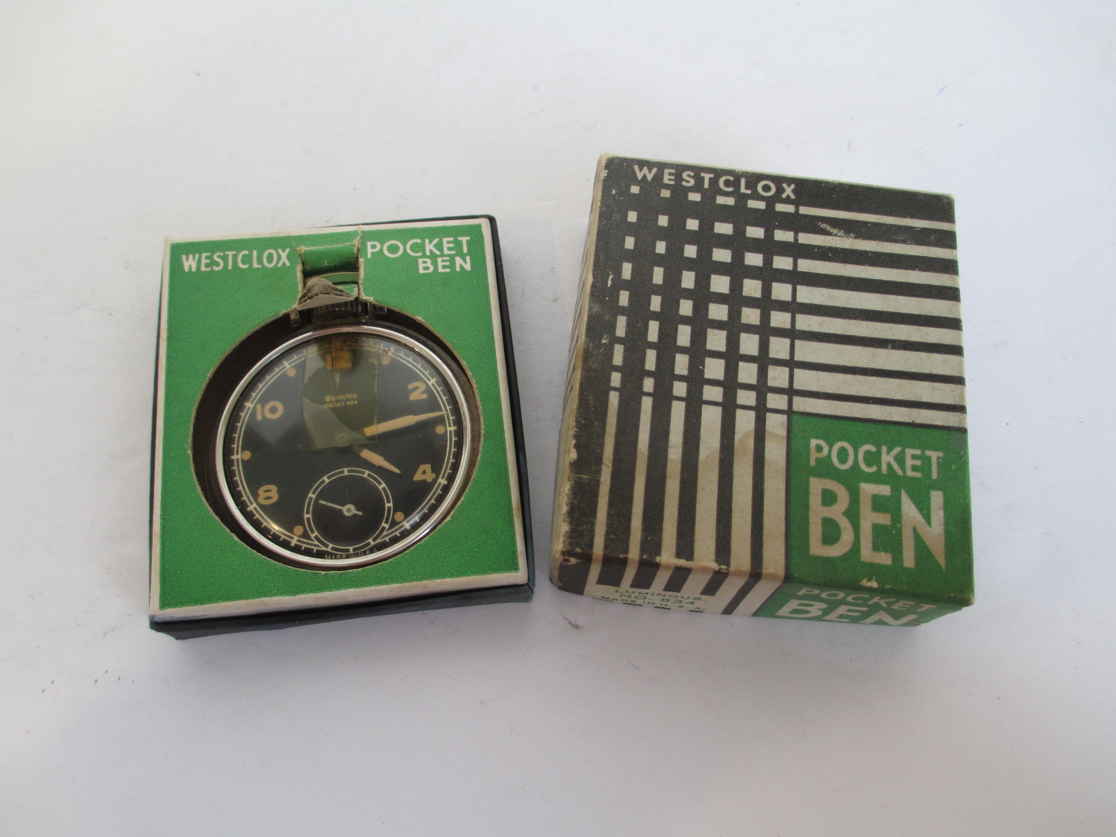 Westclox Pocket Ben Luminous No. 634 Pocketwatch