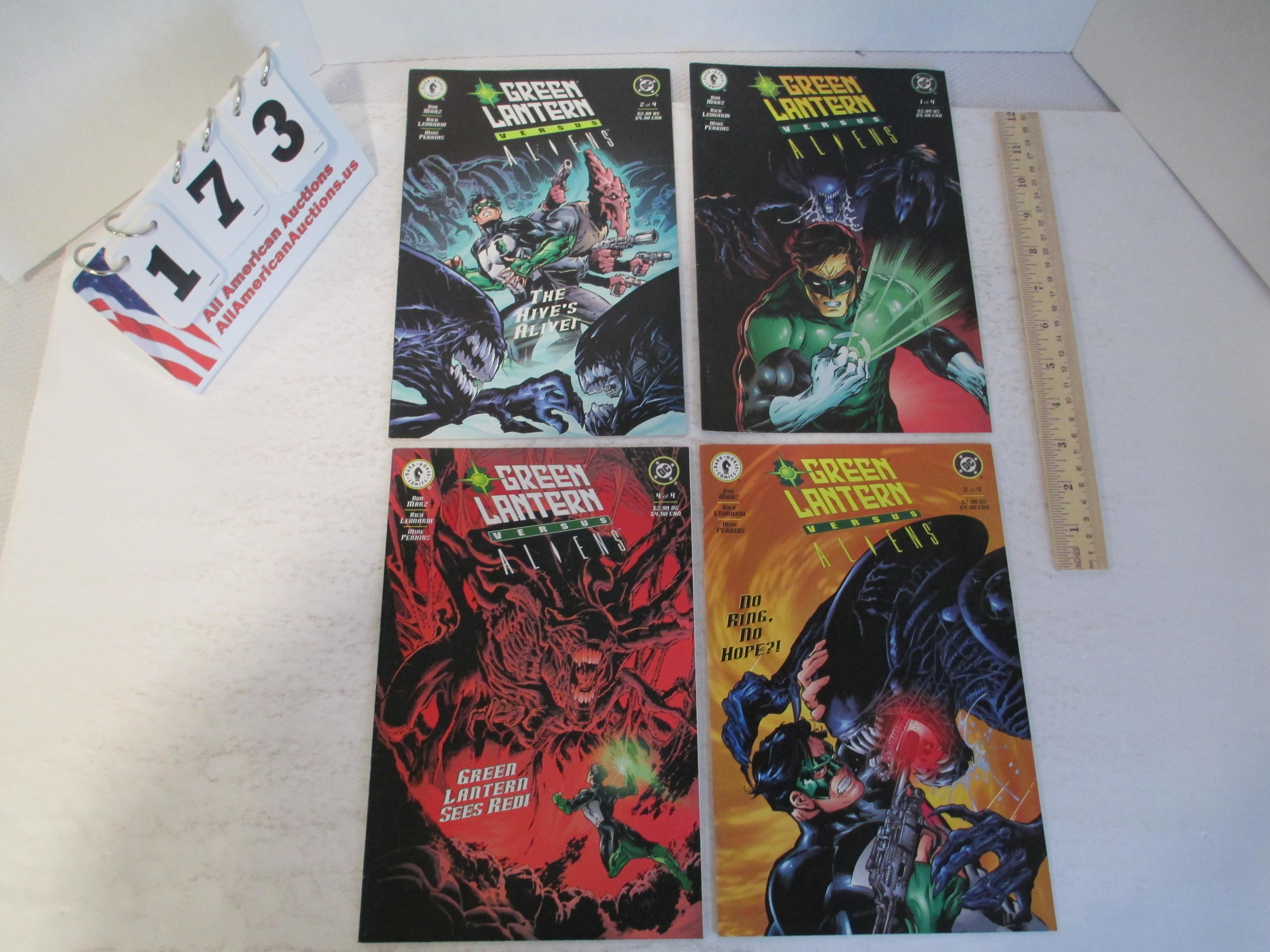 Green Lantern Versus Aliens- Dark Horse Comics- 1-4