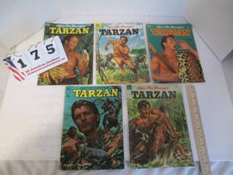 Dell Comics TARZAN- Lot of 5