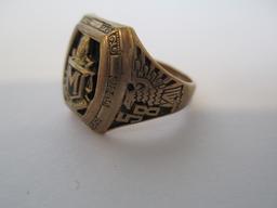 10K Gold 1958 Highschool Class Ring