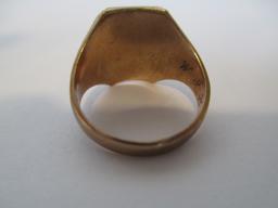 10K Gold 1958 Highschool Class Ring