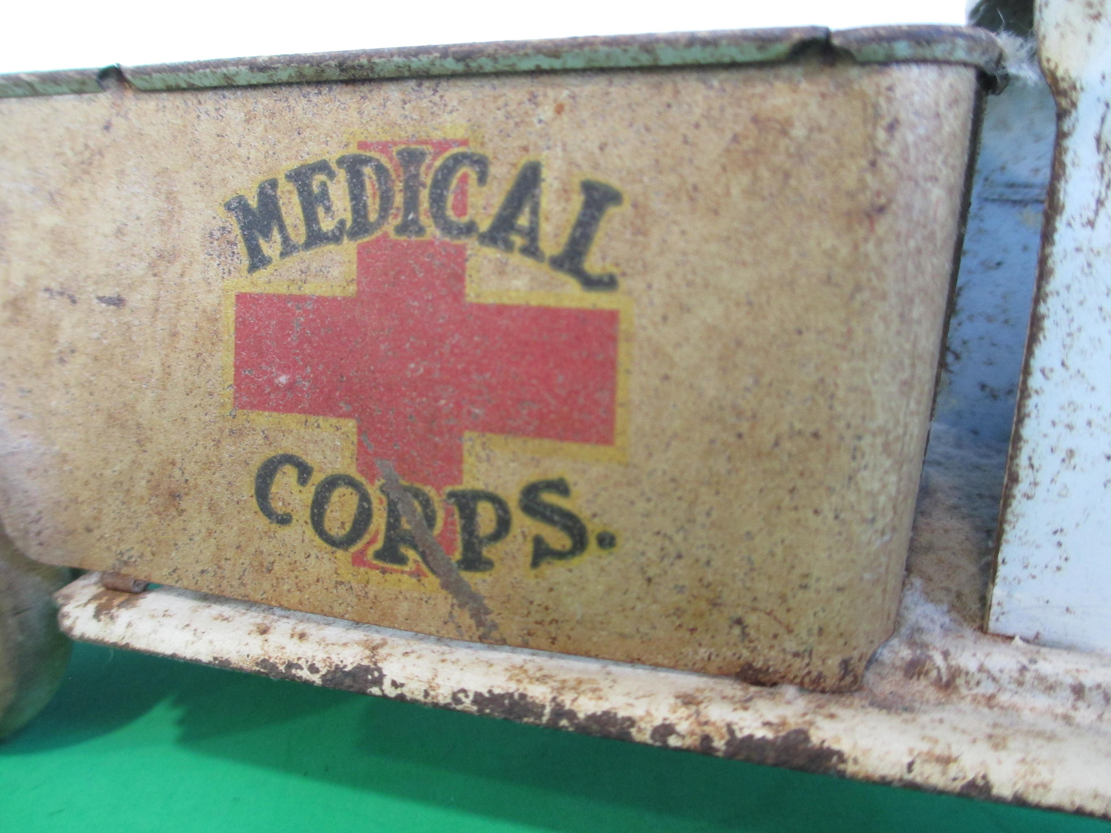 Wyandotte Toys Medical Corps Pressed Steel Truck