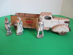 Wyandotte Toys Medical Corps Pressed Steel Truck