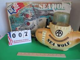 1975 G.I. Joe Sea Wolf Submarine Toy by Hasbro