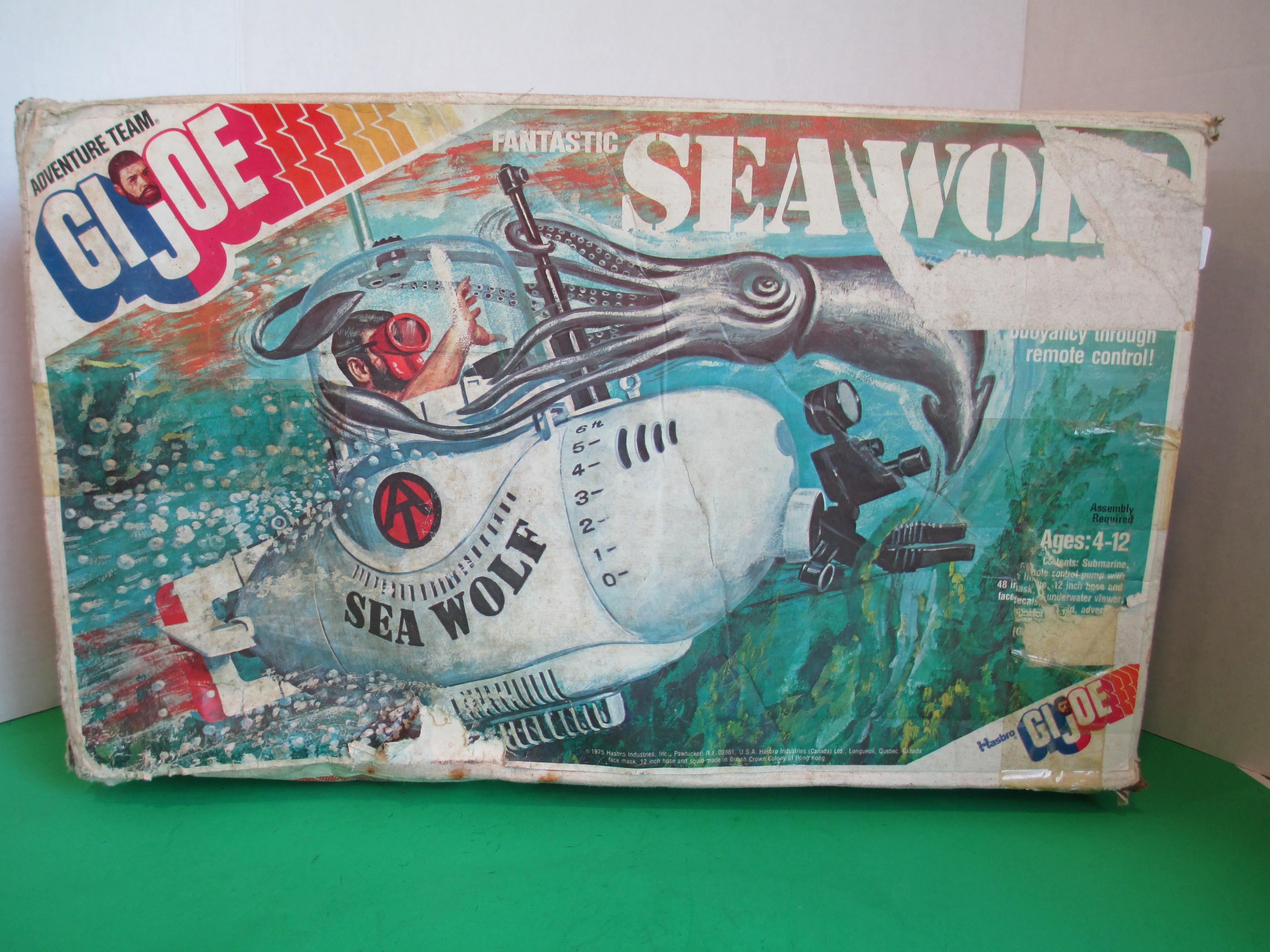 1975 G.I. Joe Sea Wolf Submarine Toy by Hasbro