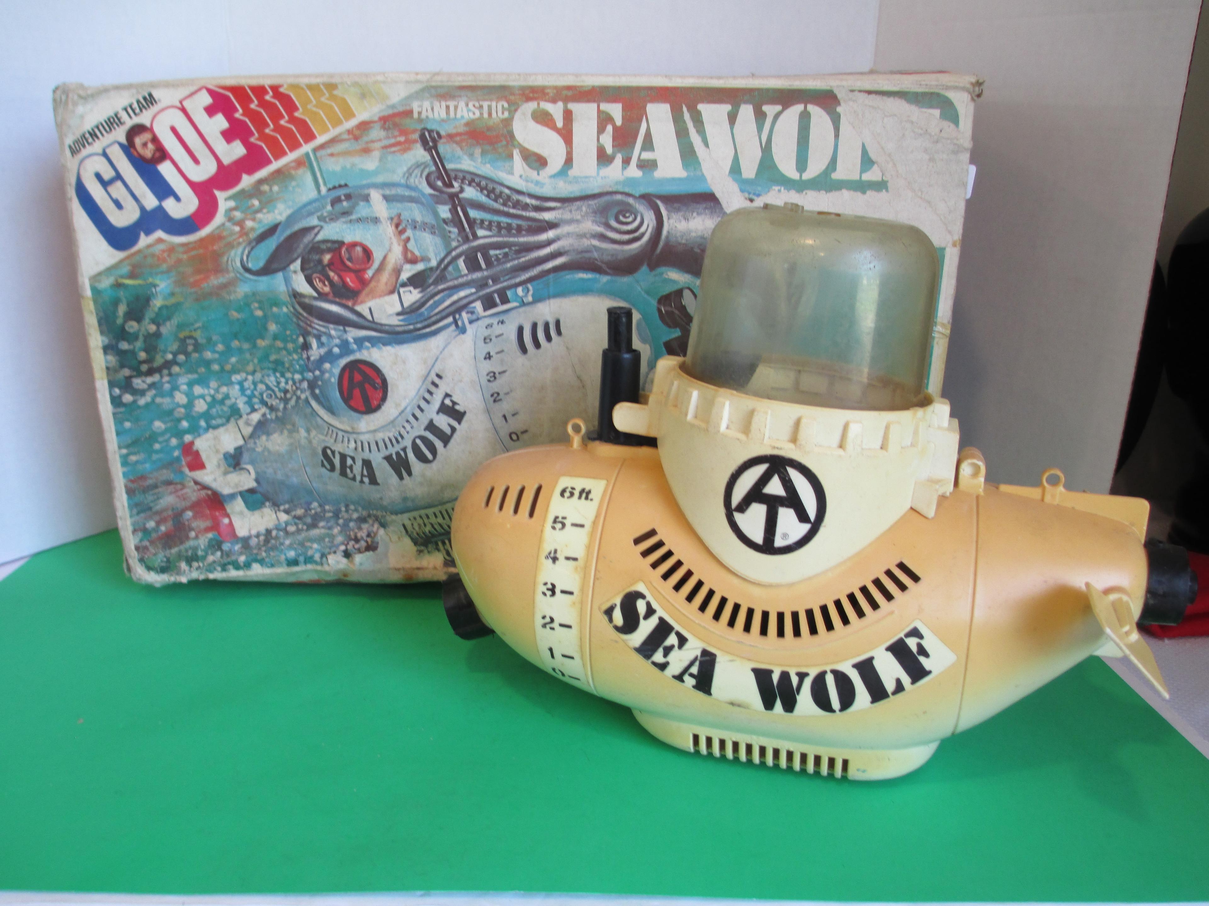 1975 G.I. Joe Sea Wolf Submarine Toy by Hasbro