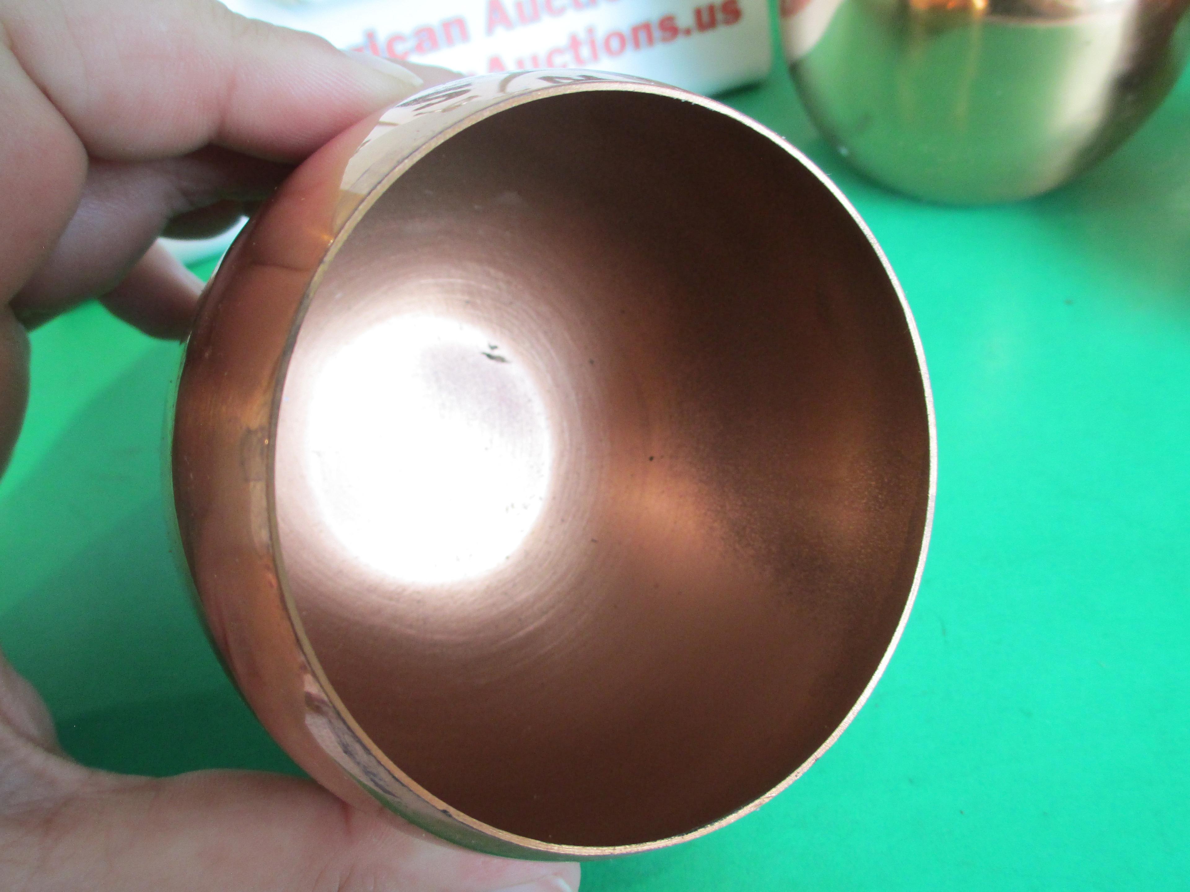 Lot of 11- Coppercraft Guild Copper Cups