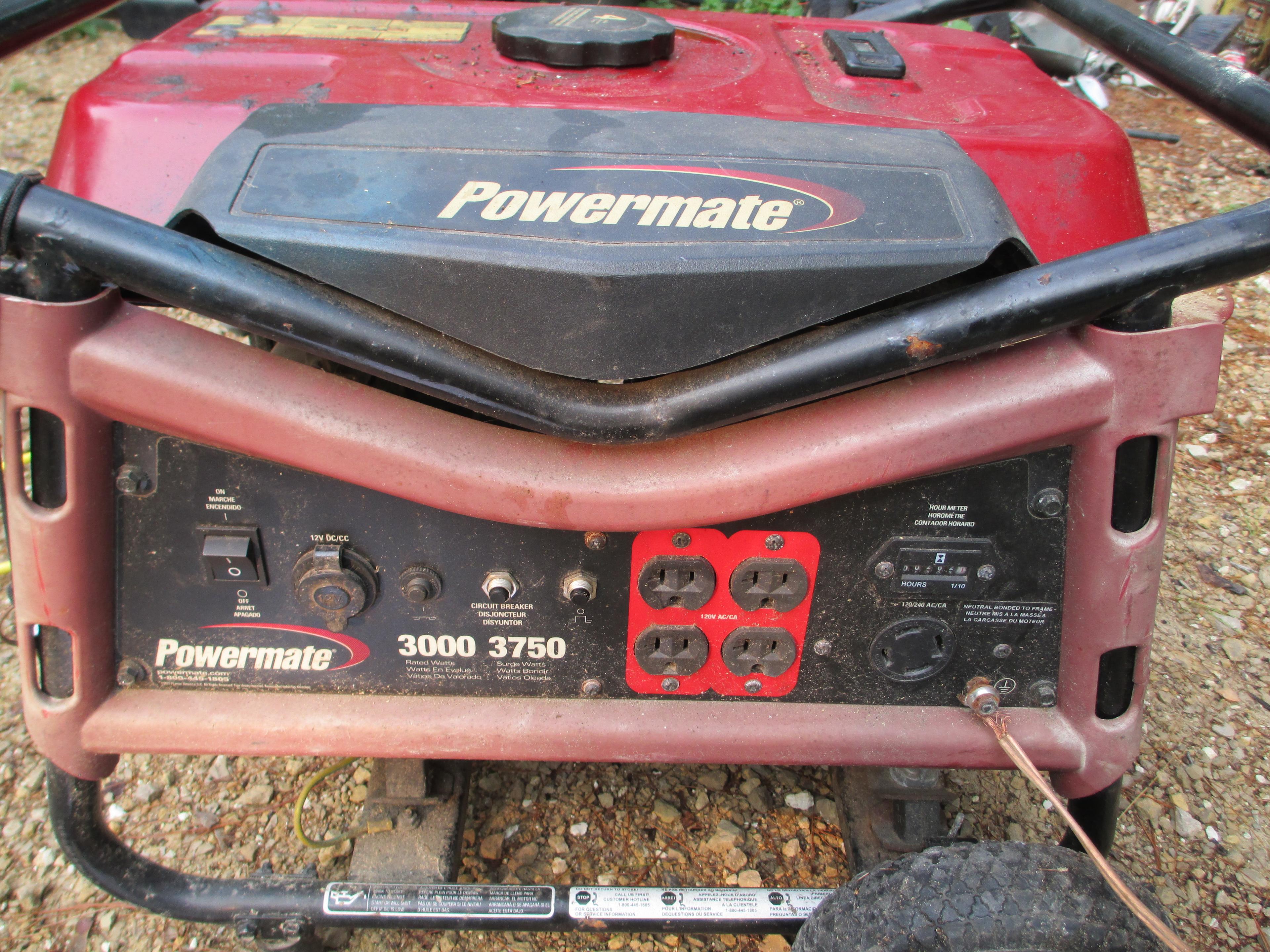 Powermate 3000/3750 Generator
