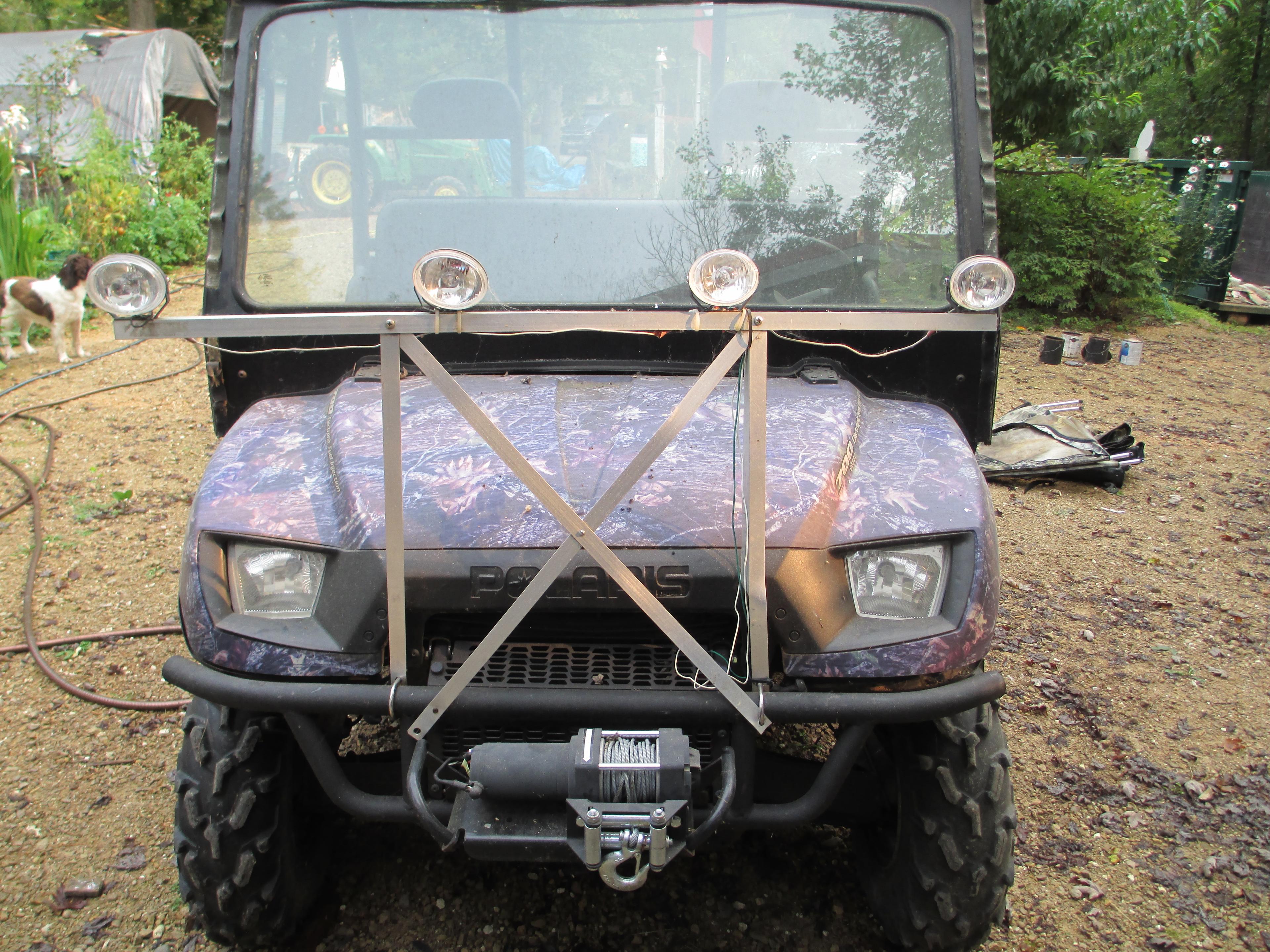 2006 Polaris Ranger XP 700 Twin Side by Side with Moose Plow