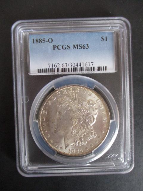 1885-O PCGS MS63 Morgan Silver Dollar