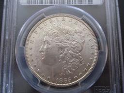 1885 PCGS MS62 Morgan Silver Dollar