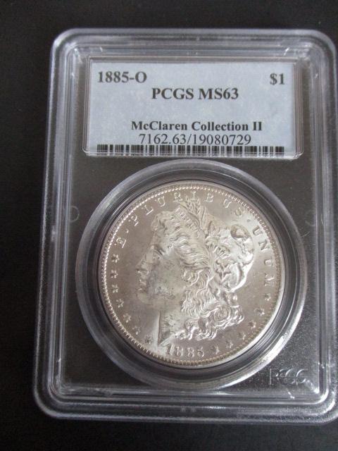 1885-O PCGS MS63 Morgan Silver Dollar