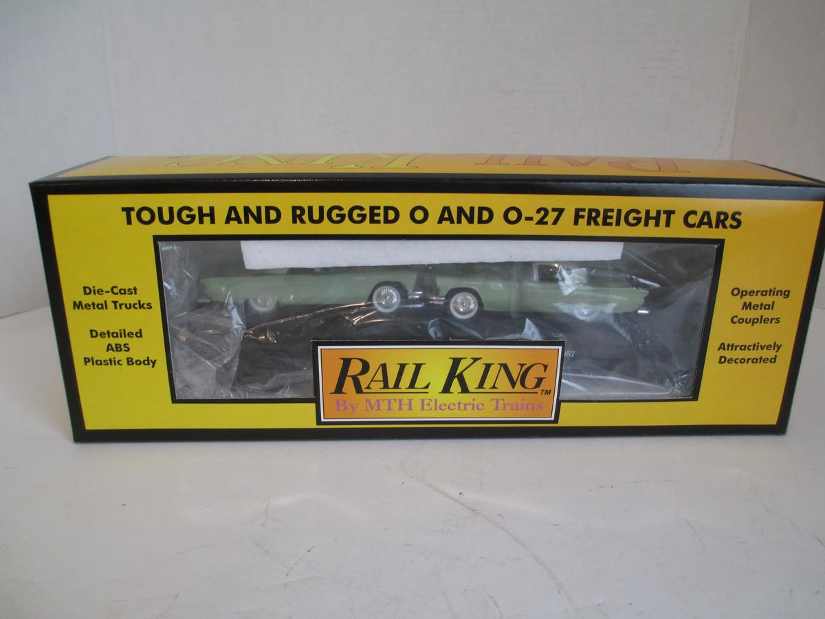 M.T.H. Electric Trains Auto Transport Flat Car W/T'Birds