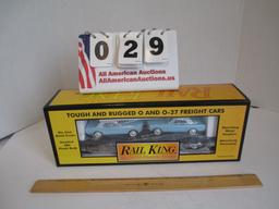 M.T.H. Electric Trains Auto Transport Flat Car W/ERTL '64 Mustangs