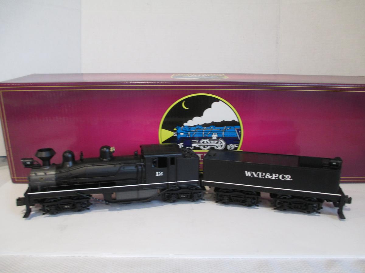 M.T.H. Electric Trains W.V.P.&P. Shay Die-Cast Steam Engine And Tender