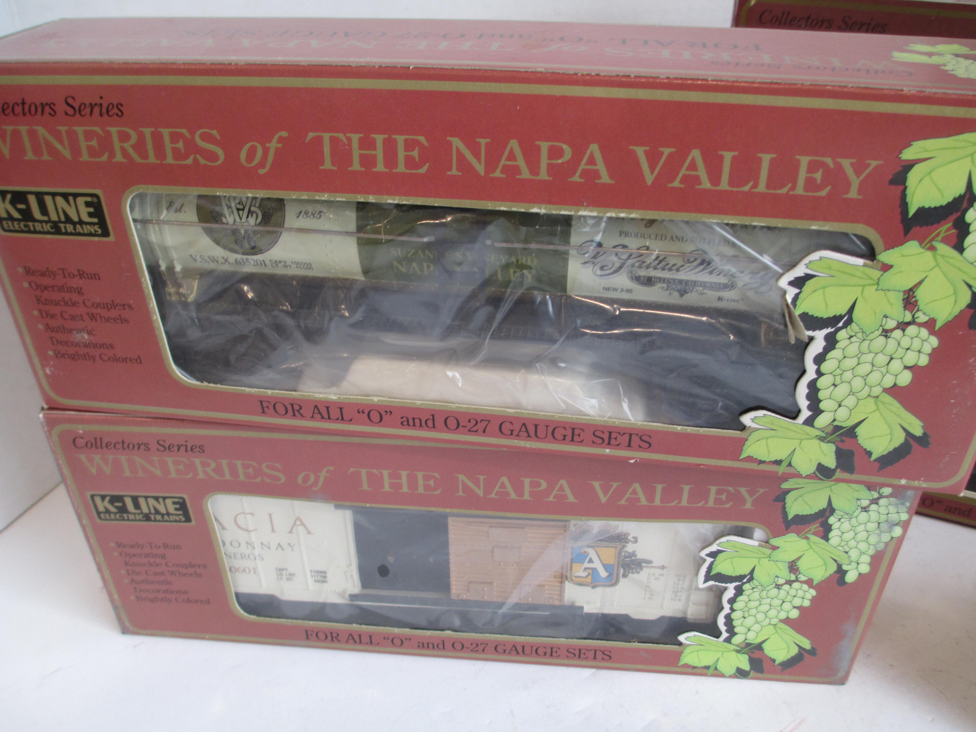 K-Line Wineries Of Napa Valley Lot Of 4 Various Cars-A