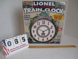 Lionel 100Th Anniversary Train Clock