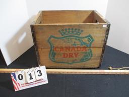 Canada Dry Advertising Crate