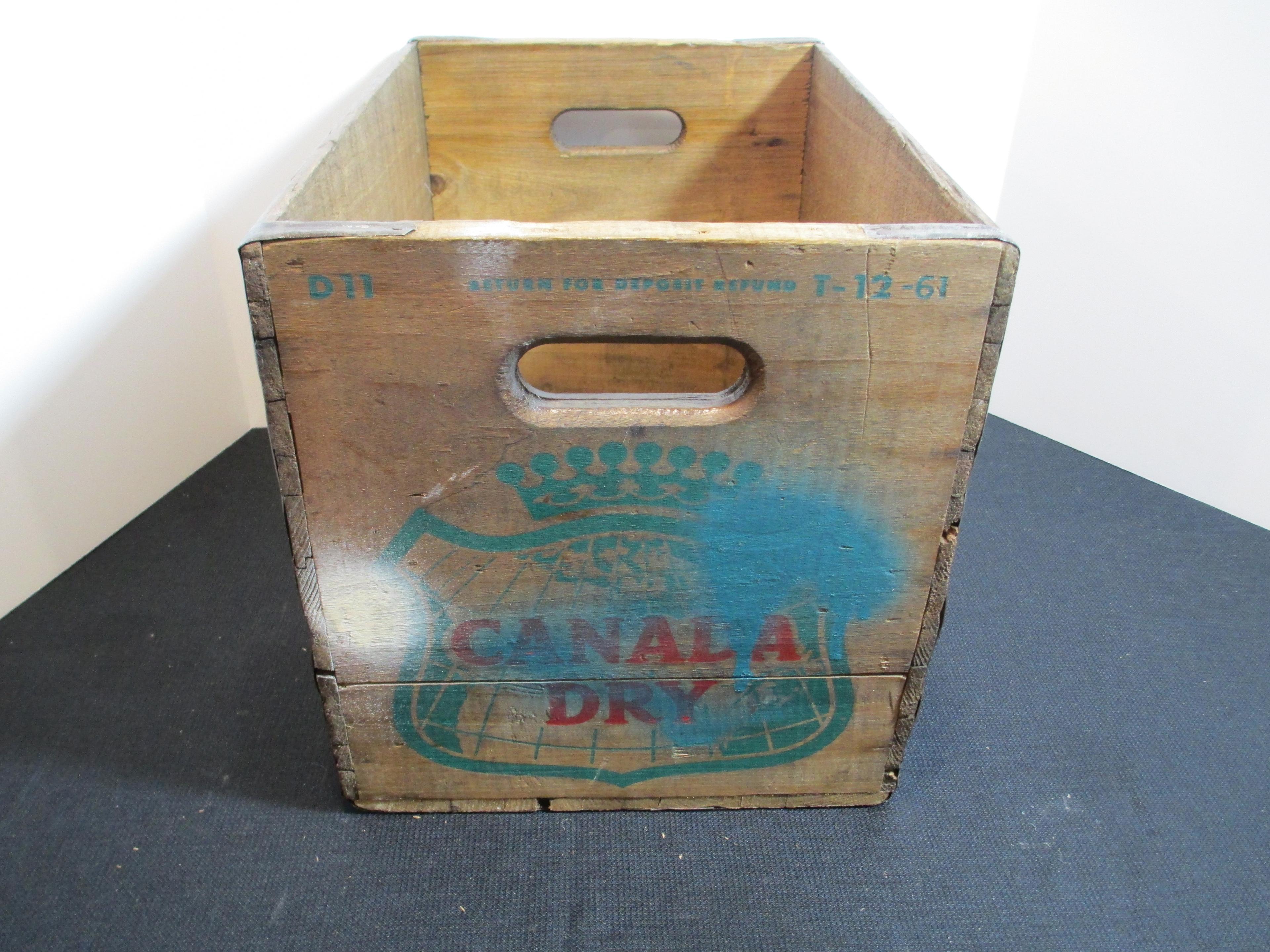 Canada Dry Advertising Crate