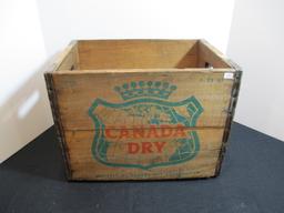 Canada Dry Advertising Crate