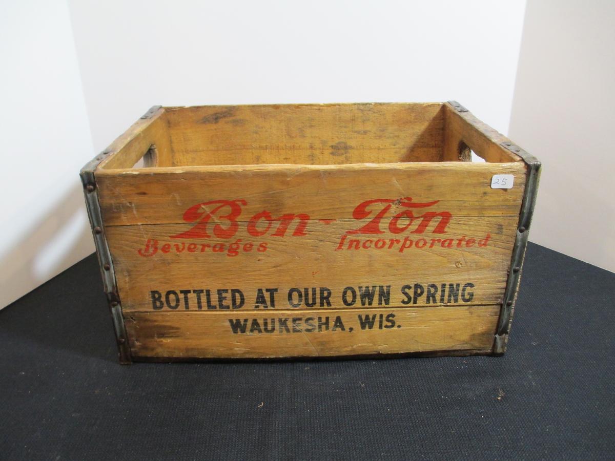 Bon-Ton Beverages Advertising Crate