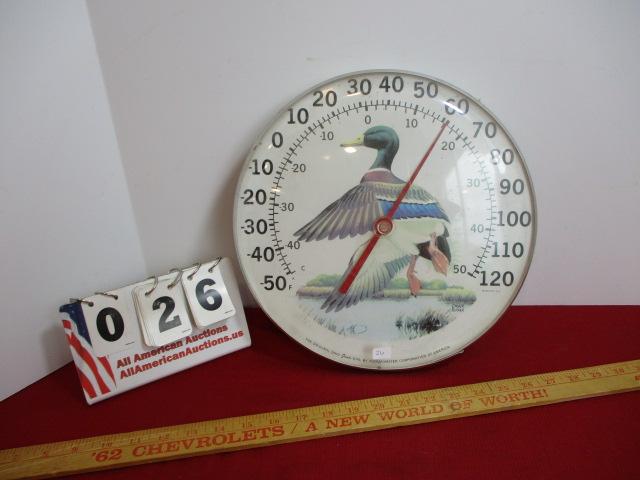 The Original Ohio JUMBO Dial Thermometer with "Chuck Ripper" Artwork