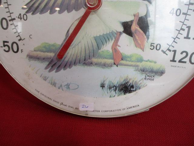 The Original Ohio JUMBO Dial Thermometer with "Chuck Ripper" Artwork