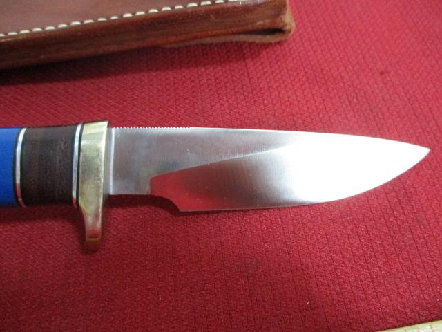 Randall Made 8 1/2" Knife with High Quality Hand Made Leather Sheeth
