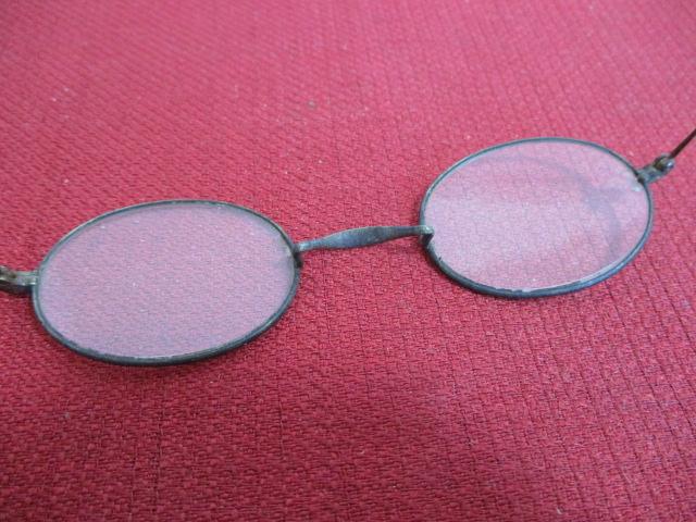 Vintage Glasses in Druggist Leather Case