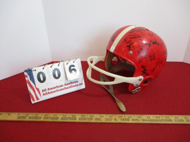 Replica Wisconsin Badgers Autographed Helmet-A