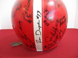 Replica Wisconsin Badgers Autographed Helmet-A