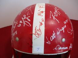 Replica Wisconsin Badgers Autographed Helmet-B