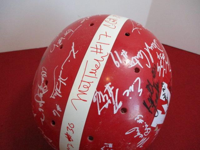 Replica Wisconsin Badgers Autographed Helmet-B