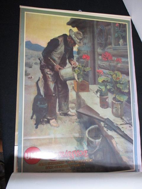 Remington U.M.C. Reproduction Calendars-Lot of 4