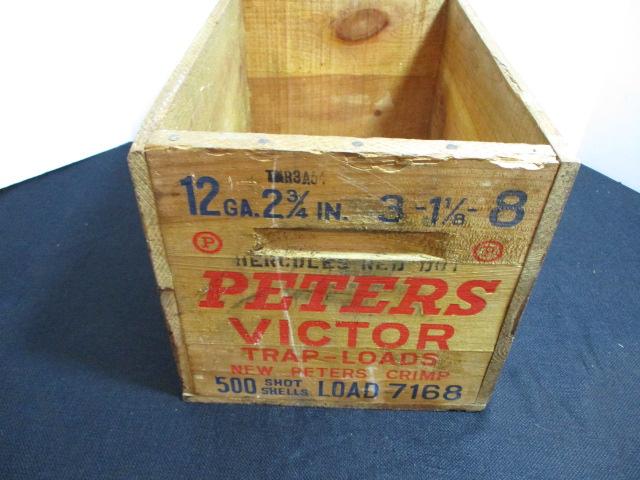 Peter's Victor Advertising Crate with Pritzlaff Hardware Stamp