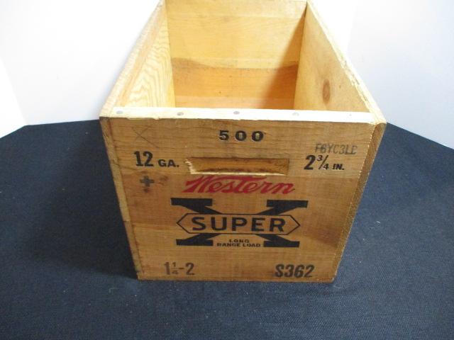 Western Ammunition Advertising Crate