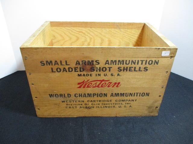 Western Ammunition Advertising Crate