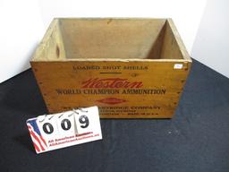 Western Ammunition Advertising Crate