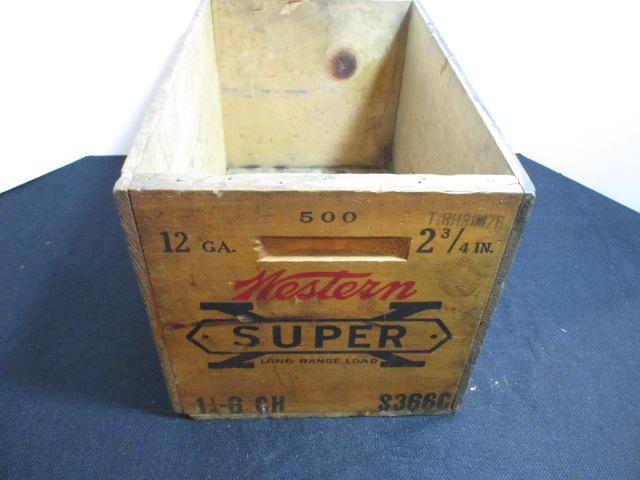 Western Ammunition Advertising Crate