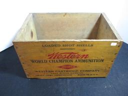 Western Ammunition Advertising Crate