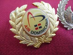 Air Dominica and Other Pilots Hat Insignia and Wings