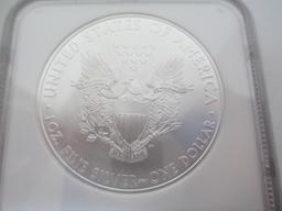 American Silver Eagle 1 Ounce Coin (2010) NGC Graded