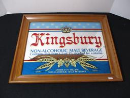 Kingsbury Advertising Mirror