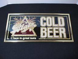 Blatz "Cold Beer" Advertising Mirror