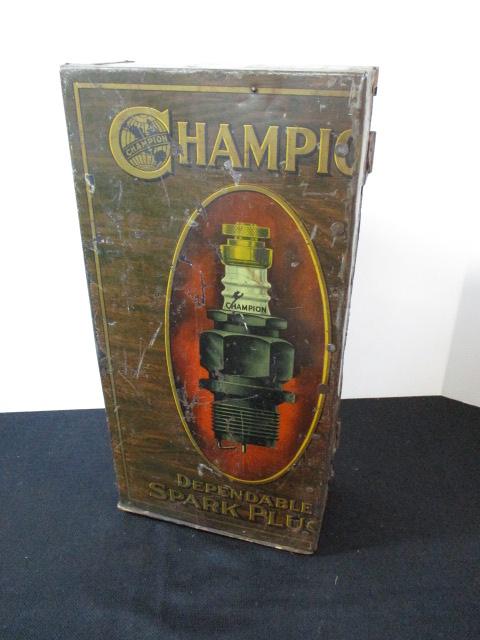 Champion Spark Plugs Home Made Hinged Box