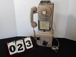 Vintage Automatic Electric Co. Prison Payphone