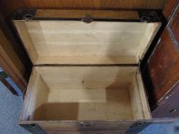 Antique Square Top Trunk