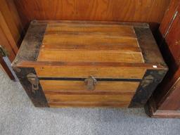 Antique Square Top Trunk