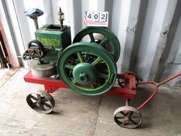 *SPECIAL ITEM* Antique Simplicity Hit-and-Miss Engine w/ Cart